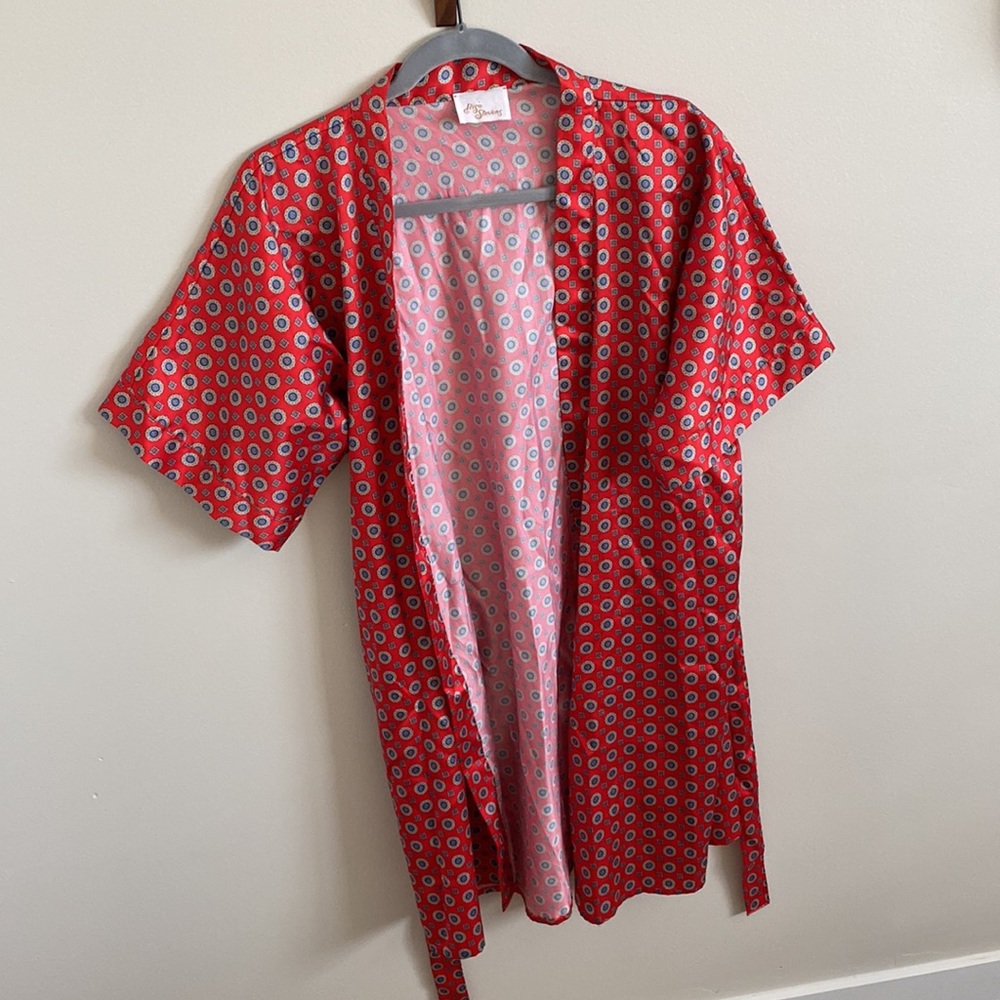 VINTAGE Lise Stevens gown and robe set
